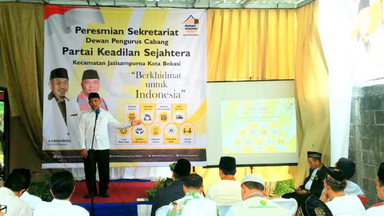 Wakil Walikota  Bekasi Resmikan Rumah Khidmat DPC PKS Jatisampurna