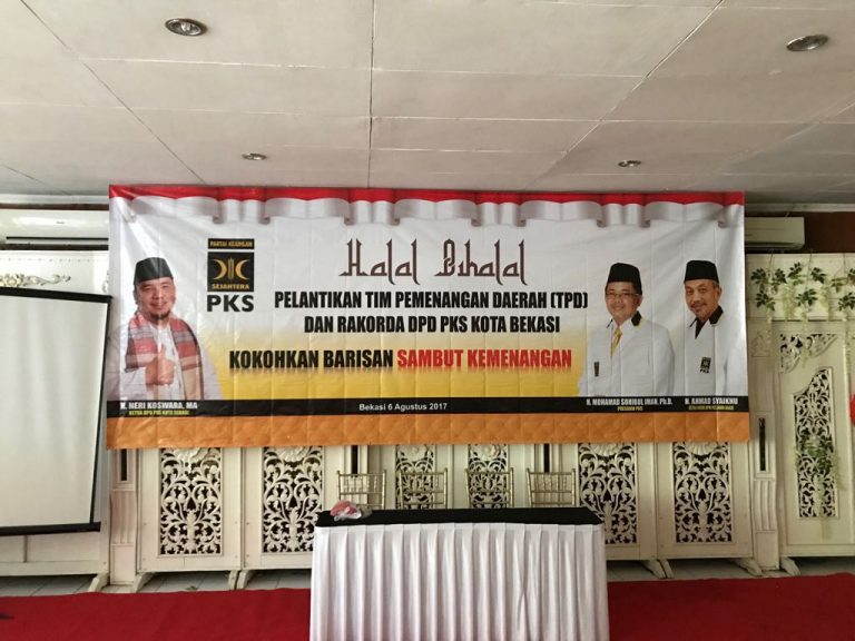 DPD PKS Kota Bekasi Lantik Tim Pemenangan Daerah