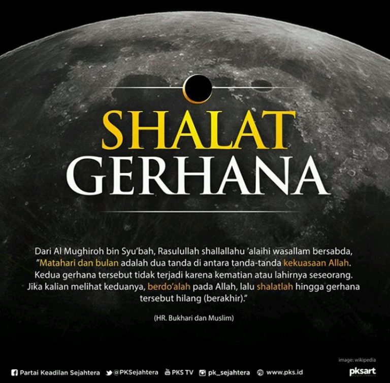 Daftar Masjid yang Menyelenggarakan Sholat Gerhana Bulan di Kota Bekasi