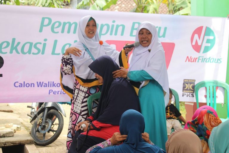 Asyiknya Cara BPKK Ciketing Udik Sambut Nur Supriyanto