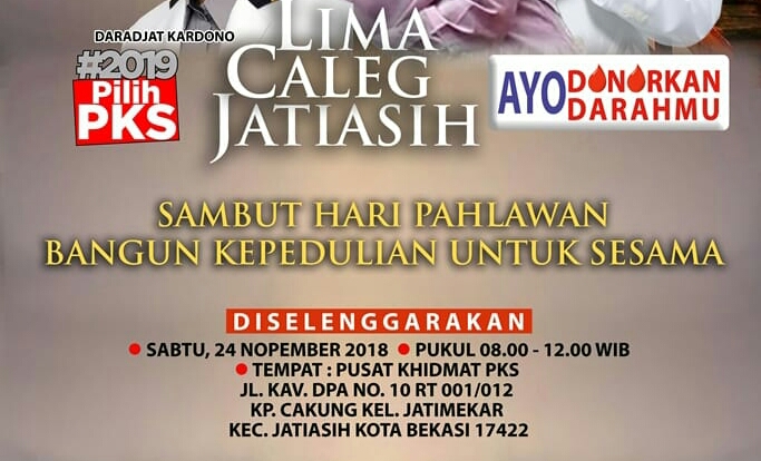 PKS Jatiasih Bersiap adakan Donor Darah Besok