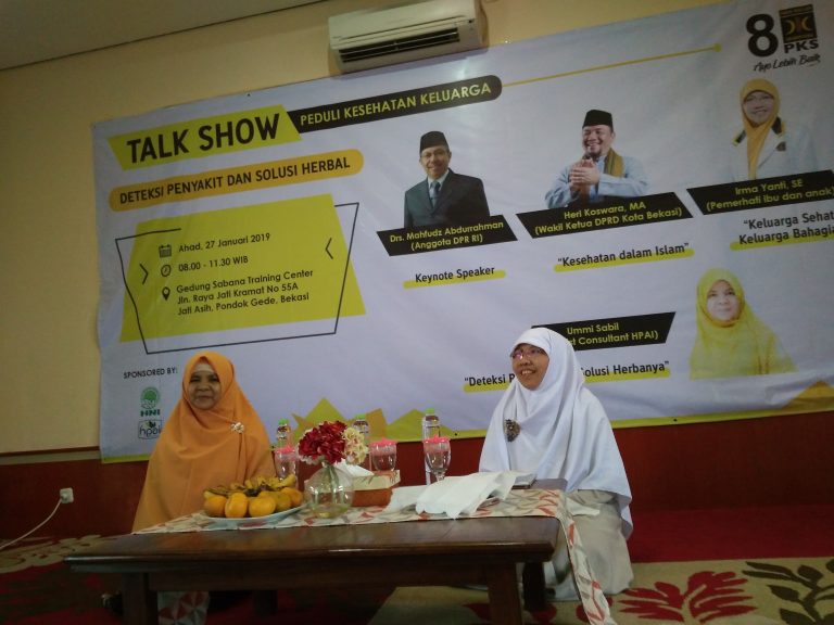 Talkshow “Peduli Kesehatan Keluarga” Ajak Ibu-ibu Terapkan Pola Hidup Sehat ala Nabi