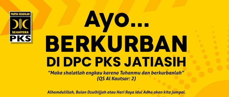 PKS Jatiasih Ajak Seluruh Kader Untuk Berkurban