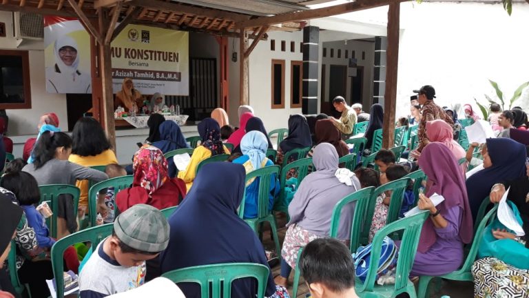 Kundapil dan Temu Konstituen Nur Azizah Tamhid Disambut Baik Warga Jatiranggon