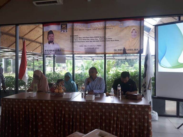 Kesra DPC PKS Rawalumbu Gelar Seminar Bisnis Era 4.0
