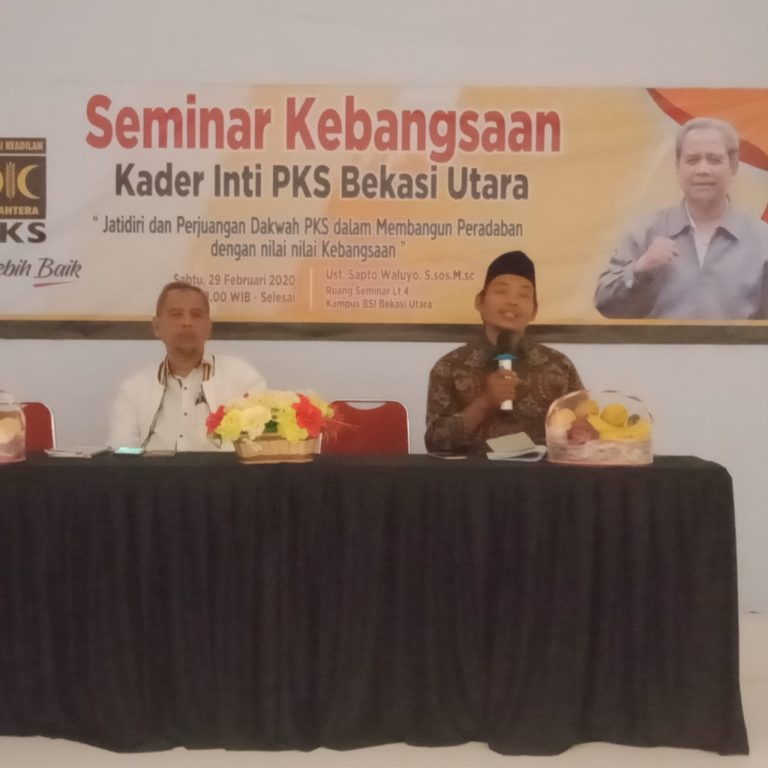 Gelar Seminar Kebangsaan, PKS Bekasi Utara Hadirkan Direktur Center For Indonesia Reform