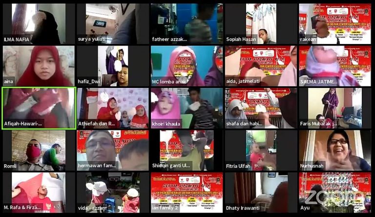 DPC PKS Pondok Melati Peringati HUT ke-75 RI secara Virtual