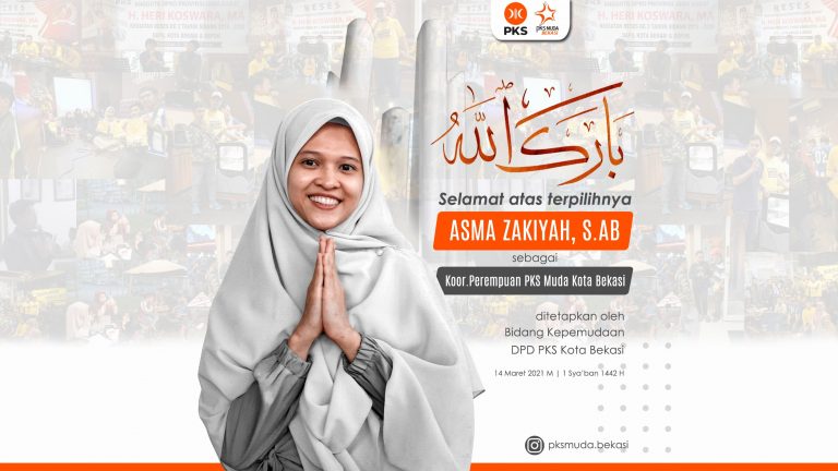 Asma Zakiyah, Pimpin Koordinator Perempuan di PKS Muda Kota Bekasi