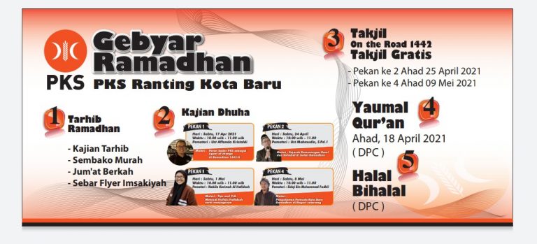 Semarakkan Bulan Suci, DPRa PKS Kota Baru Selenggarakan Gebyar Ramadhan