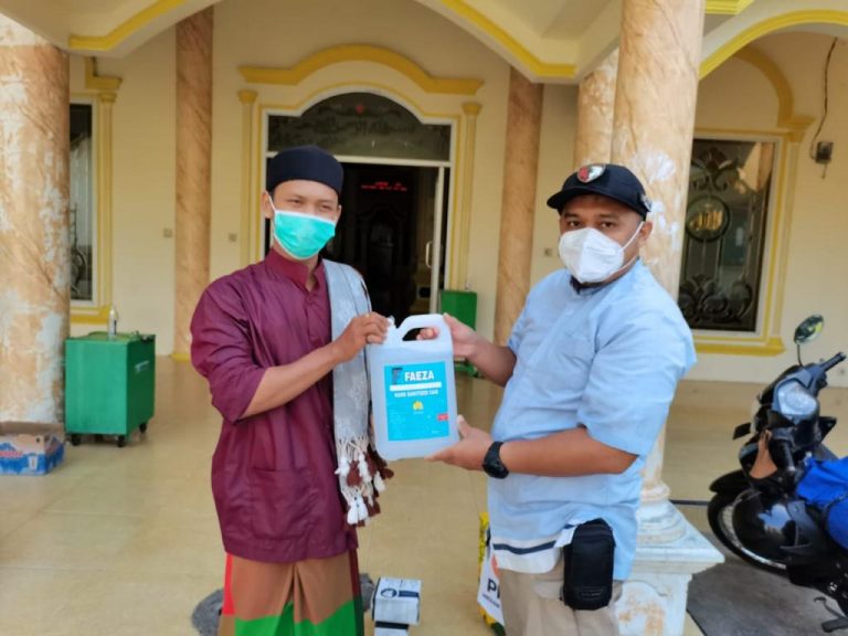 DPRa PKS Medan Satria Jalin Ukhuwah dan Peduli Prokes di Masjid Al Amanah Tanah Apit