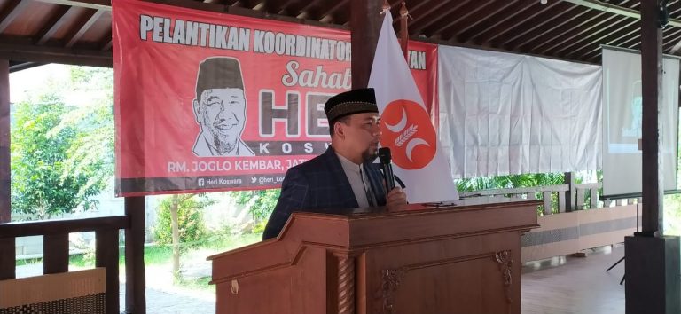 Siap Sosialisasi ke Masyarakat, Bang HK Lantik Koorcam Sahabat Heri Koswara Se-Kota Bekasi
