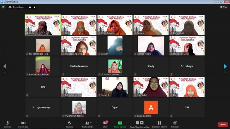 Sambut Kemerdekaan, RKI Jatiranggon Gelar Webinar Hikmah Perjalanan Hijrah
