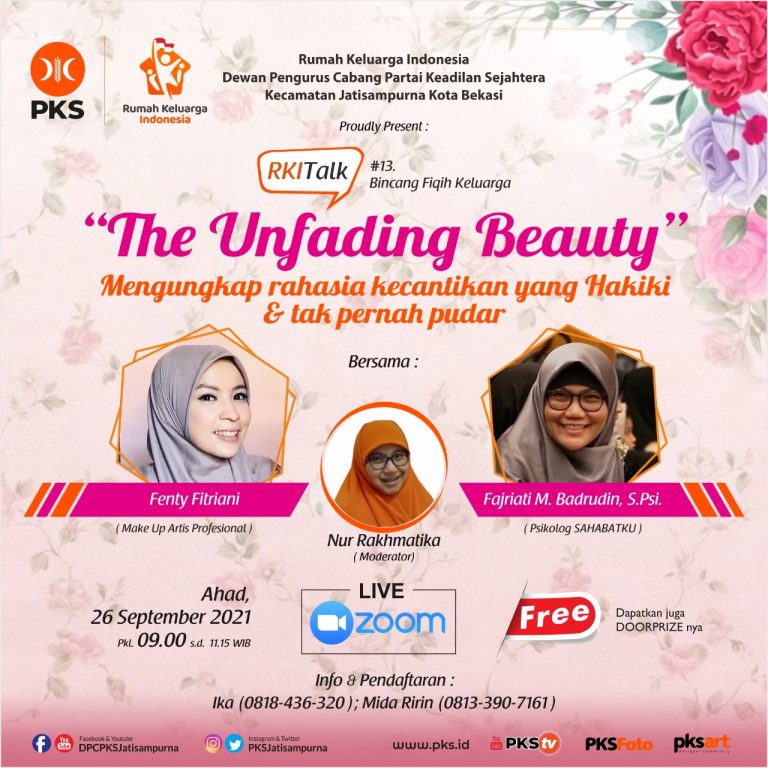 RKI Jatisampurna’s Talk Ke 13, Gelar Seminar Ungkap Rahasia Kecantikan Hakiki