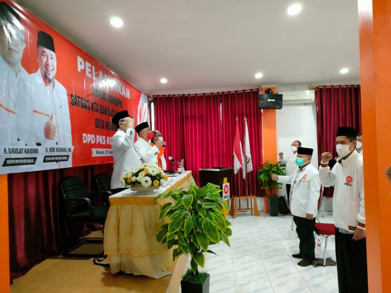 Targetkan Bekasi Satu, Daradjat: Pelantikan Empat Satgas Sokong Kemenangan Pemilu 2024