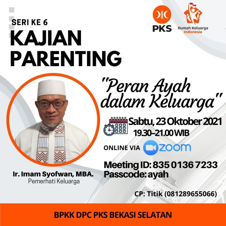 Kajian Parenting RKI Bekasi Selatan, Bangkitkan Peran Ayah untuk Keluarga Tangguh