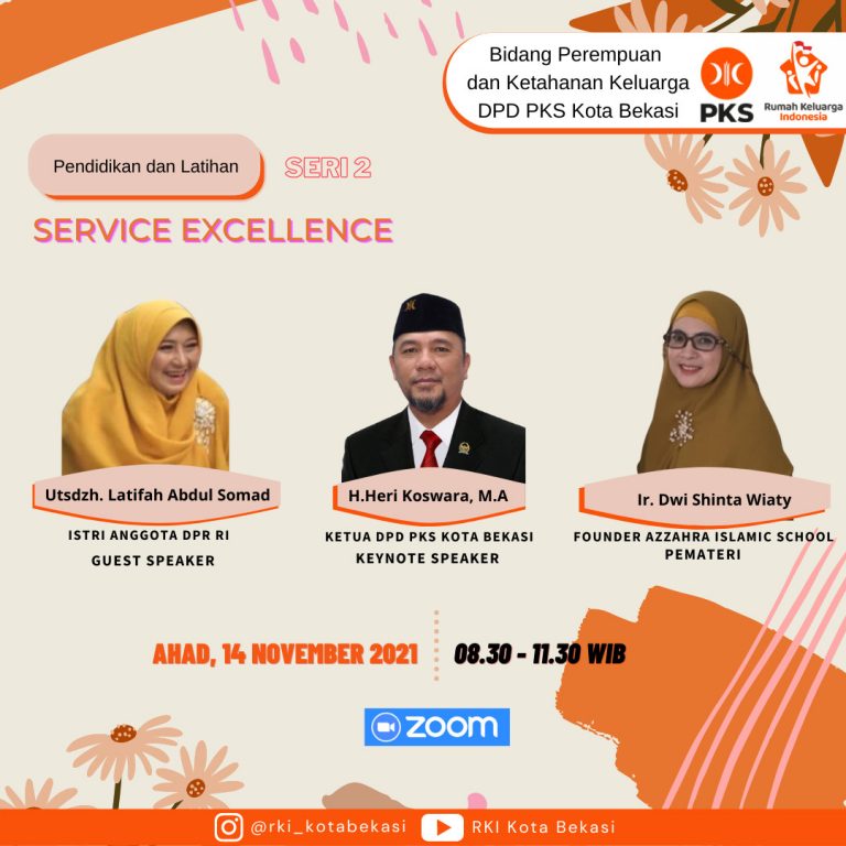 Pelatihan Service Excellent, BPKK PKS Kota Bekasi ingin Kader Maksimal Layani Warga