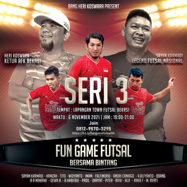 Fun Futsal, Heri Koswara Dorong Pemain Muda Berinteraksi dengan Pemain Profesional