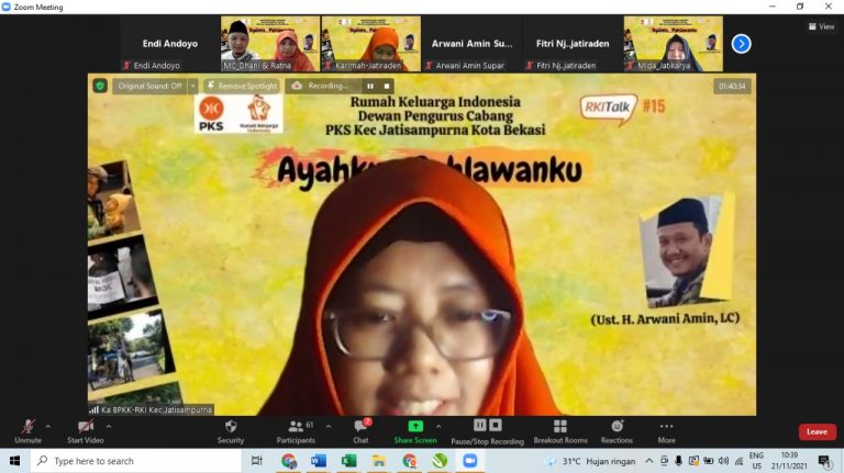 BPKK DPC PKS Jatisampurna, Sukses Gelar RKI Talk-15 dan Launching Rumah Konseling RKI