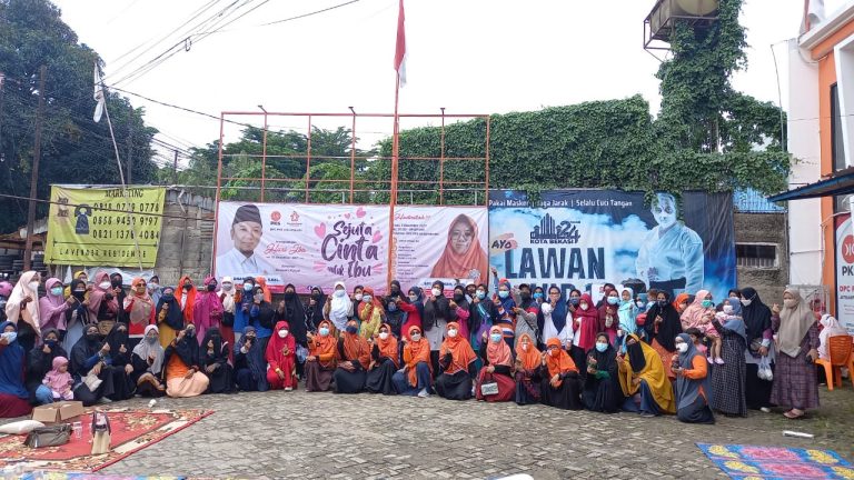 Sejuta Cinta untuk Ibu dalam Gernas Hari Ibu BPKK DPC PKS Jatisampurna