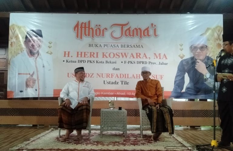Bukber Bersama Tokoh, Heri Koswara Dapat Dukungan dari Ustaz Tile Jadi Wali Kota Bekasi