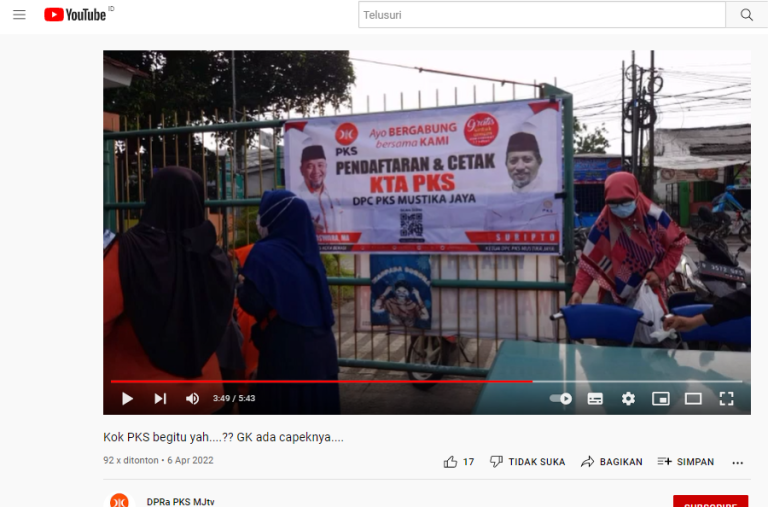 Launching Akun Facebook dan DPRa PKS MJtv, PKS Mustika Jaya Kenalkan PKS Lebih Luas