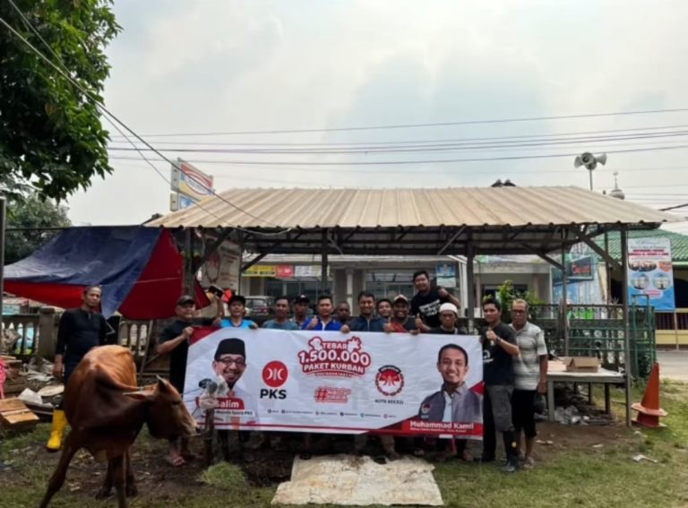 Salurkan Ratusan Paket Qurban, Gema Keadilan Terus Berkhidmat untuk Warga Kota Bekasi