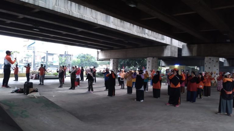 Senam Bersama, RKI Pondok Melati ingin Keluarga Sehat dan Bugar Jasmani dan Rohani