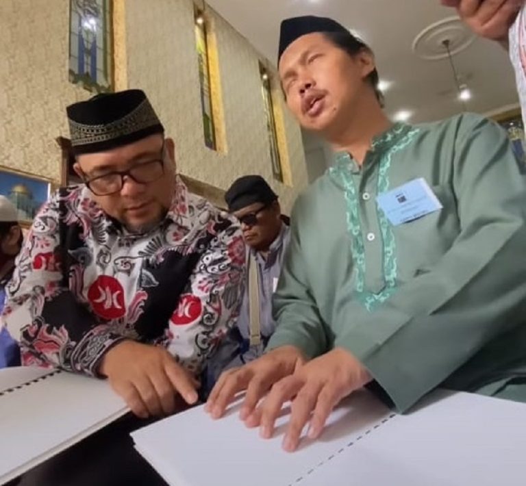 Hadiri Musda Ikatan Tuna Netra, Bang HK Dapatkan Inspirasi Perjuangan Memahami Al-Qur’an