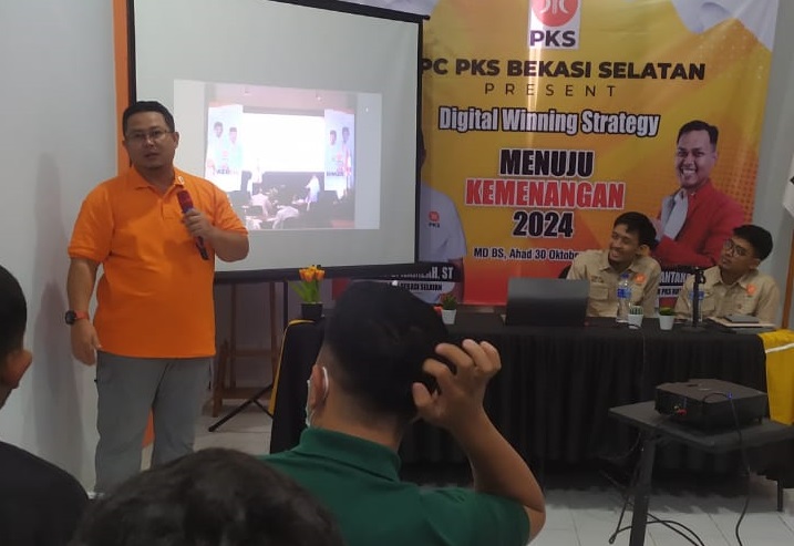 Targetkan Kemenangan Pemilu 2024, PKS Bekasi Selatan Gelar Pelatihan Digital Winning Strategy