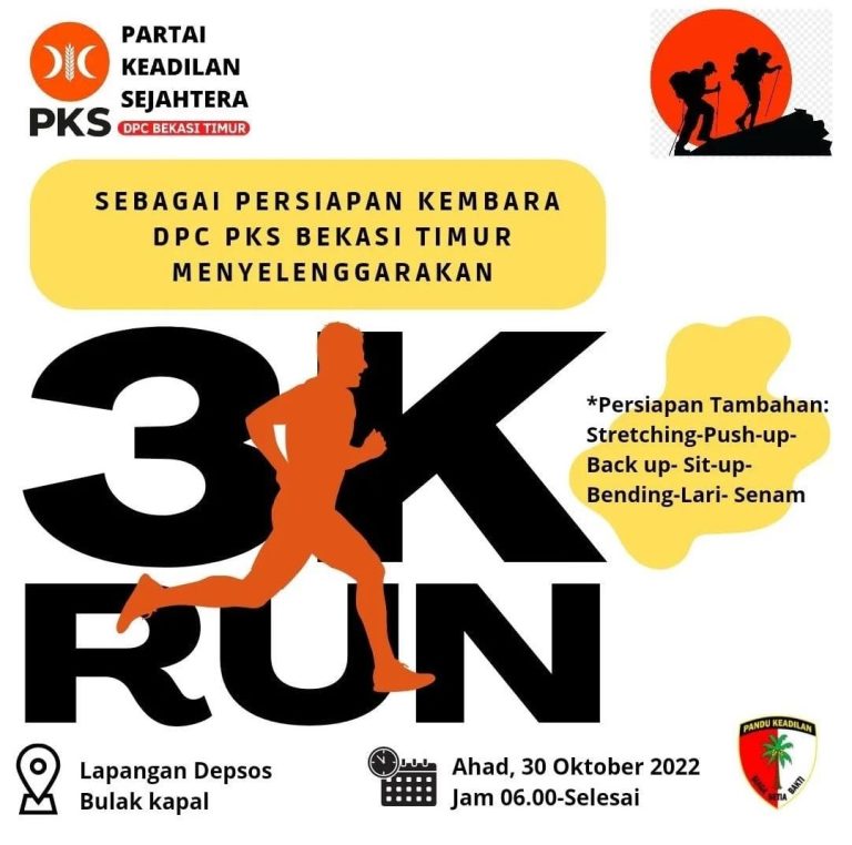 Lari 3K, Bukan Lari dari Kenyataan tapi Menyongsong Kemenangan