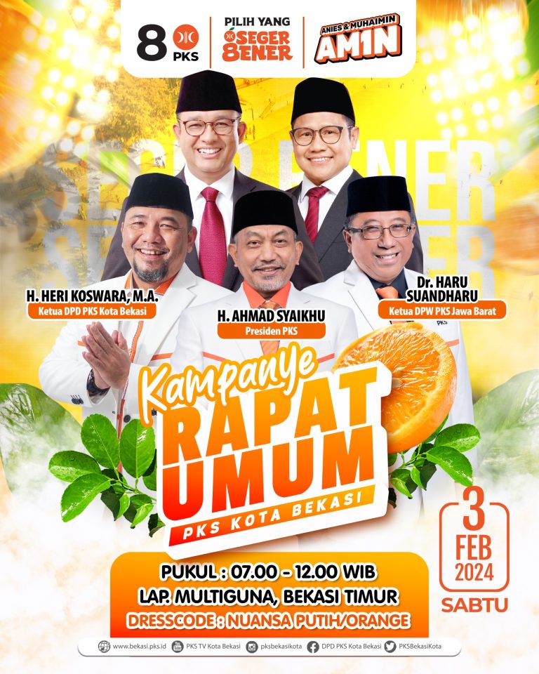 PKS Gelar Kampanye Terbuka, Heri Koswara: Ini Pesta Rakyat, 10 Ribu Peserta Harus Bahagia