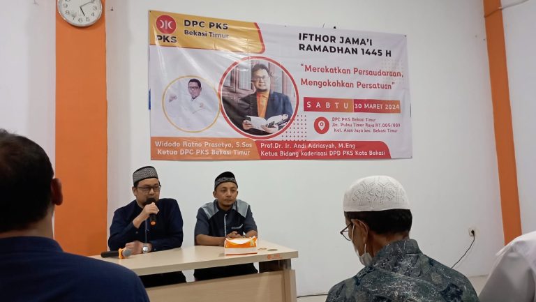 Rekatkan Persaudaraan dan Persatuan, PKS Bekasi Timur Gelar Buka Puasa Bersama