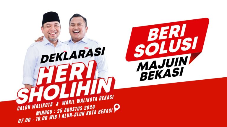 Sholihin Siap Deklarasi untuk Maju pada Pilkada Kota Bekasi
