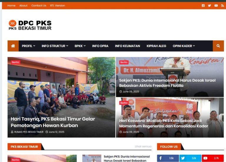 Geliat Pengurus Baru DPC PKS Bekasi Timur Menuju Era Digital