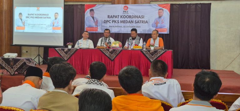 DPC PKS Medan Satria Gelar Rapat Koordinasi, Perkuat Kaderisasi dan Dakwah