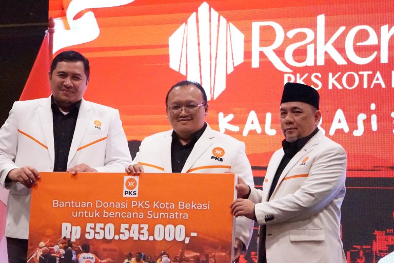 Rakerda PKS Kota Bekasi Himpun Donasi Lebih dari Rp500 Juta untuk Korban Bencana Sumatera